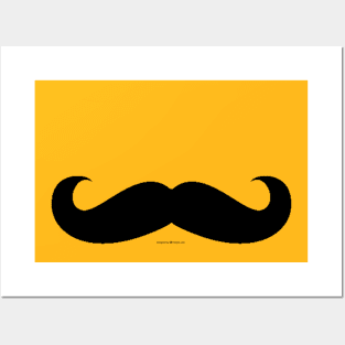 Stylish Mustache , Party of moustaches ,Long Black Moustache ,Funny Black Moustache Posters and Art